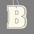 Letter "B" Air Freshener Tag